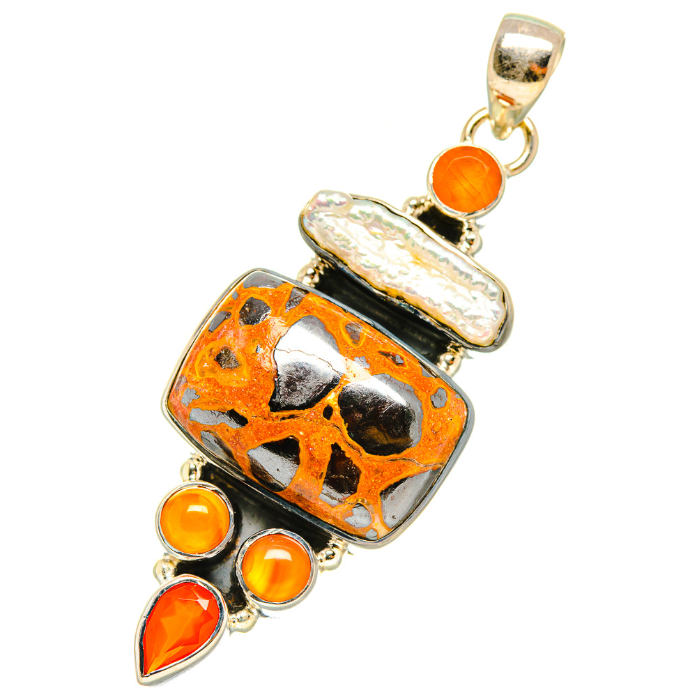 Bauxite Pendants handcrafted by Anasilvercos - PD6816