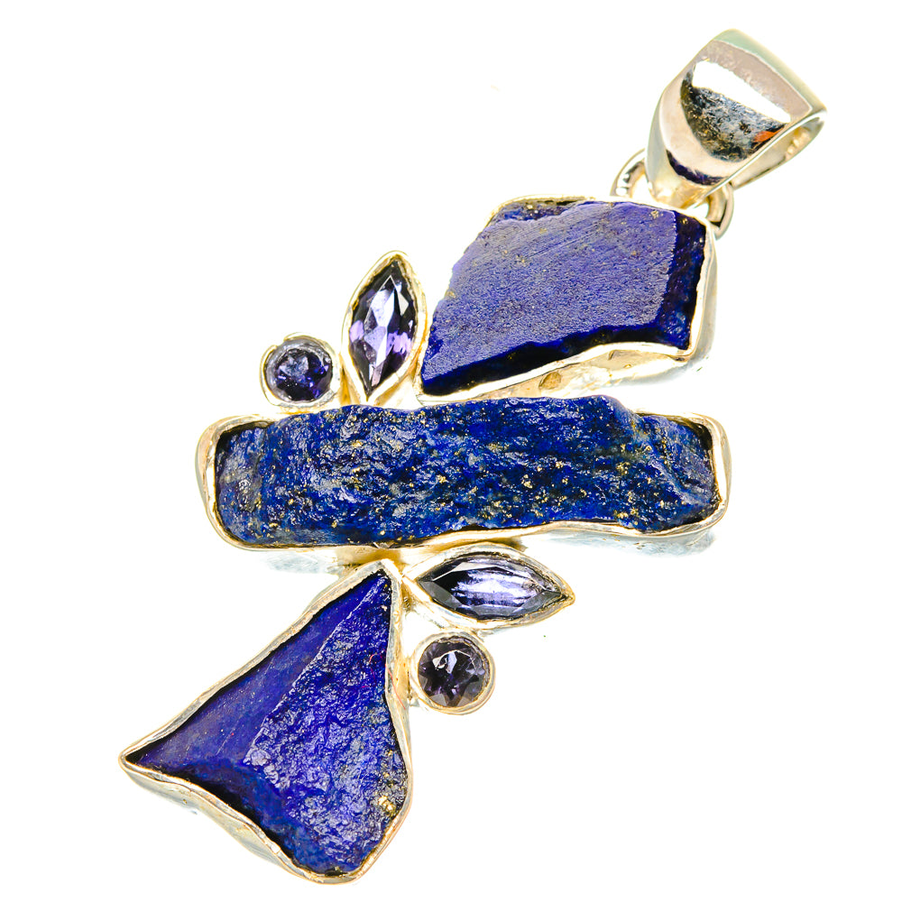 Lapis Lazuli Pendants handcrafted by Anasilvercos - PD6820