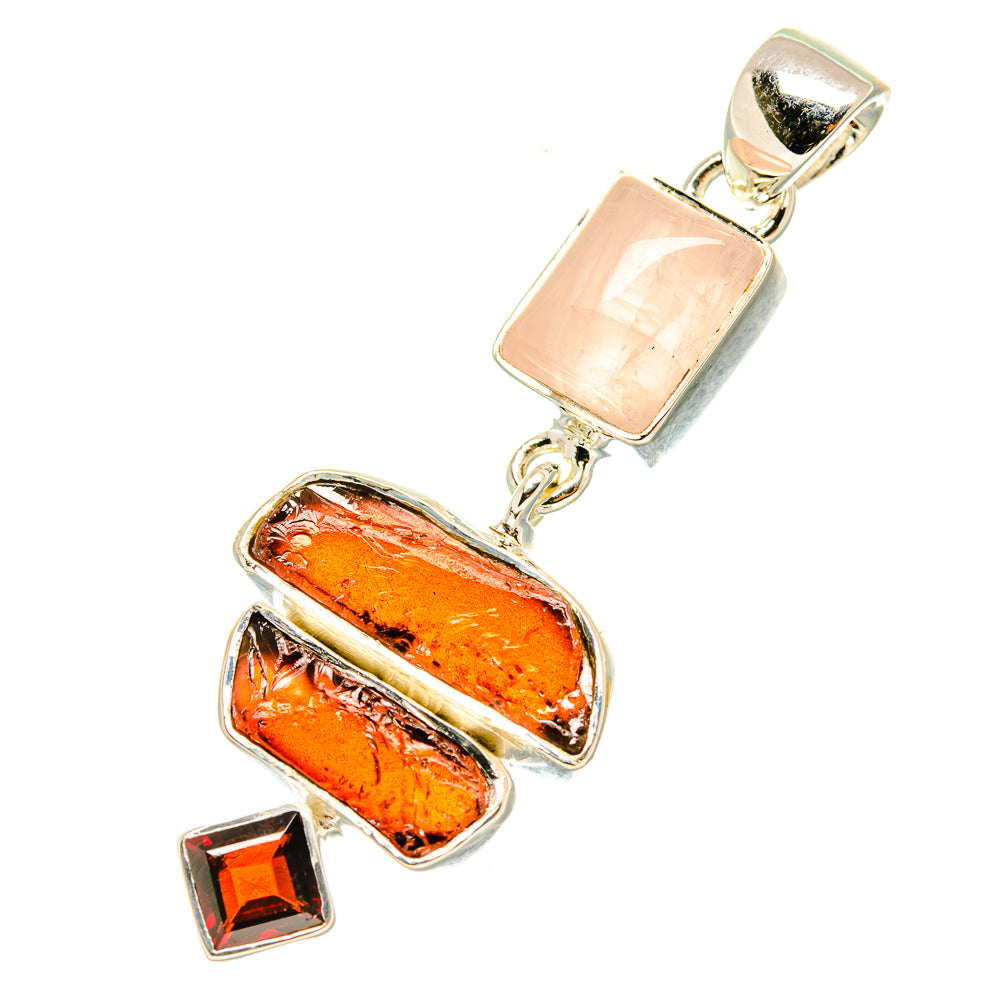 Garnet Pendants handcrafted by Anasilvercos - PD6823