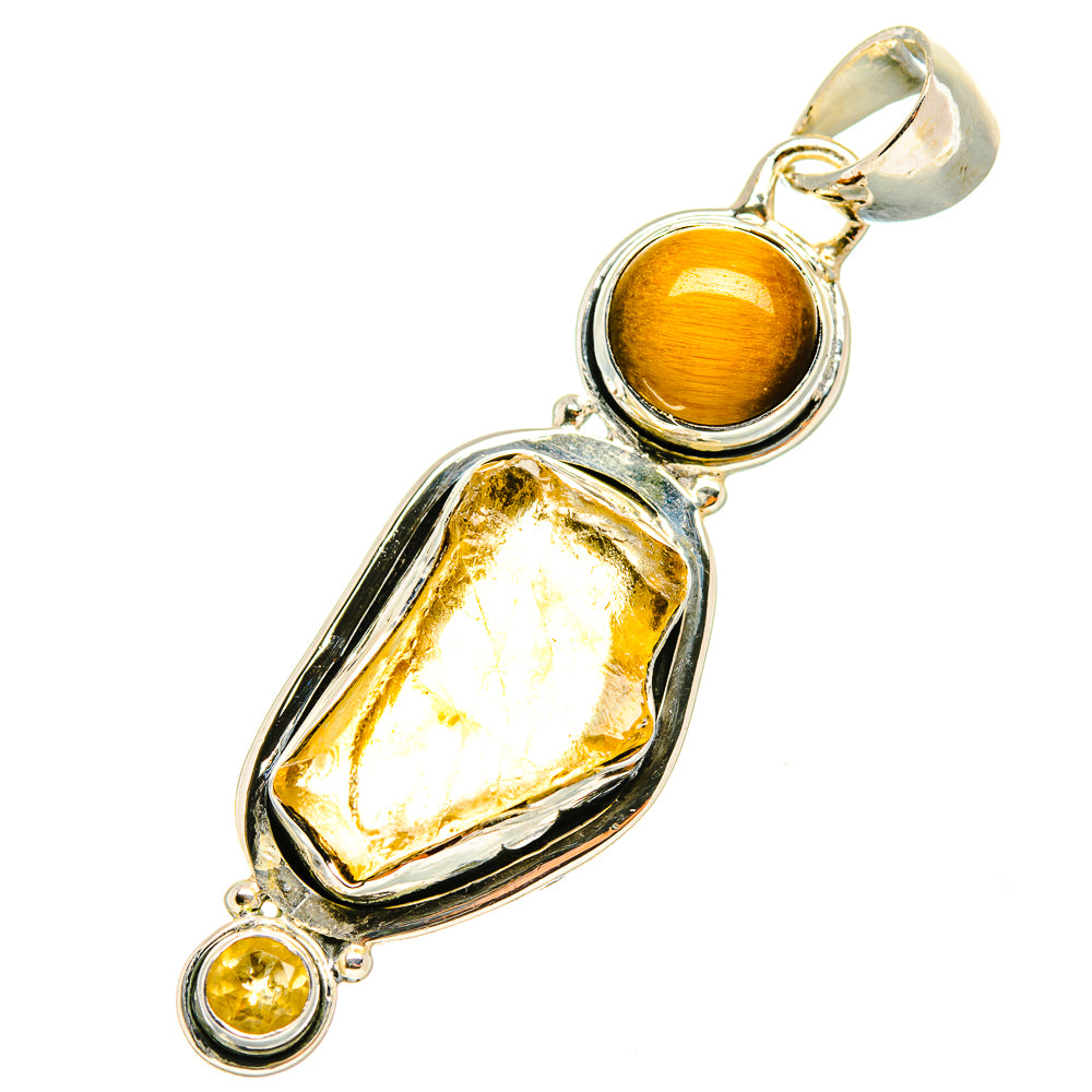 Citrine Pendants handcrafted by Anasilvercos - PD6833