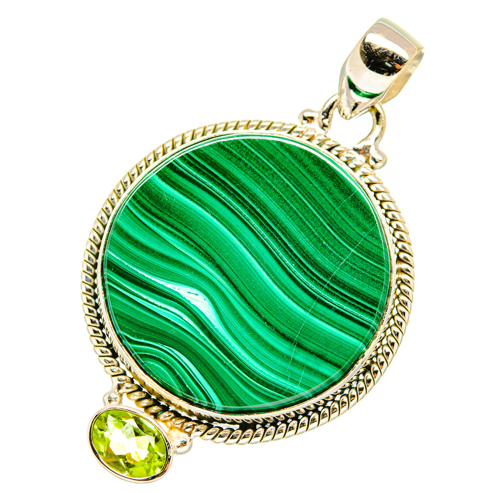 Malachite Pendants handcrafted by Anasilvercos - PD6844