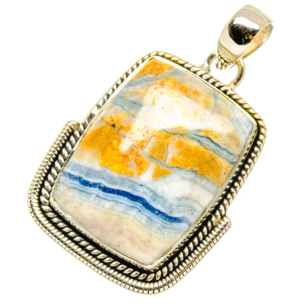 Blue Scheelite Pendants handcrafted by Anasilvercos - PD6850