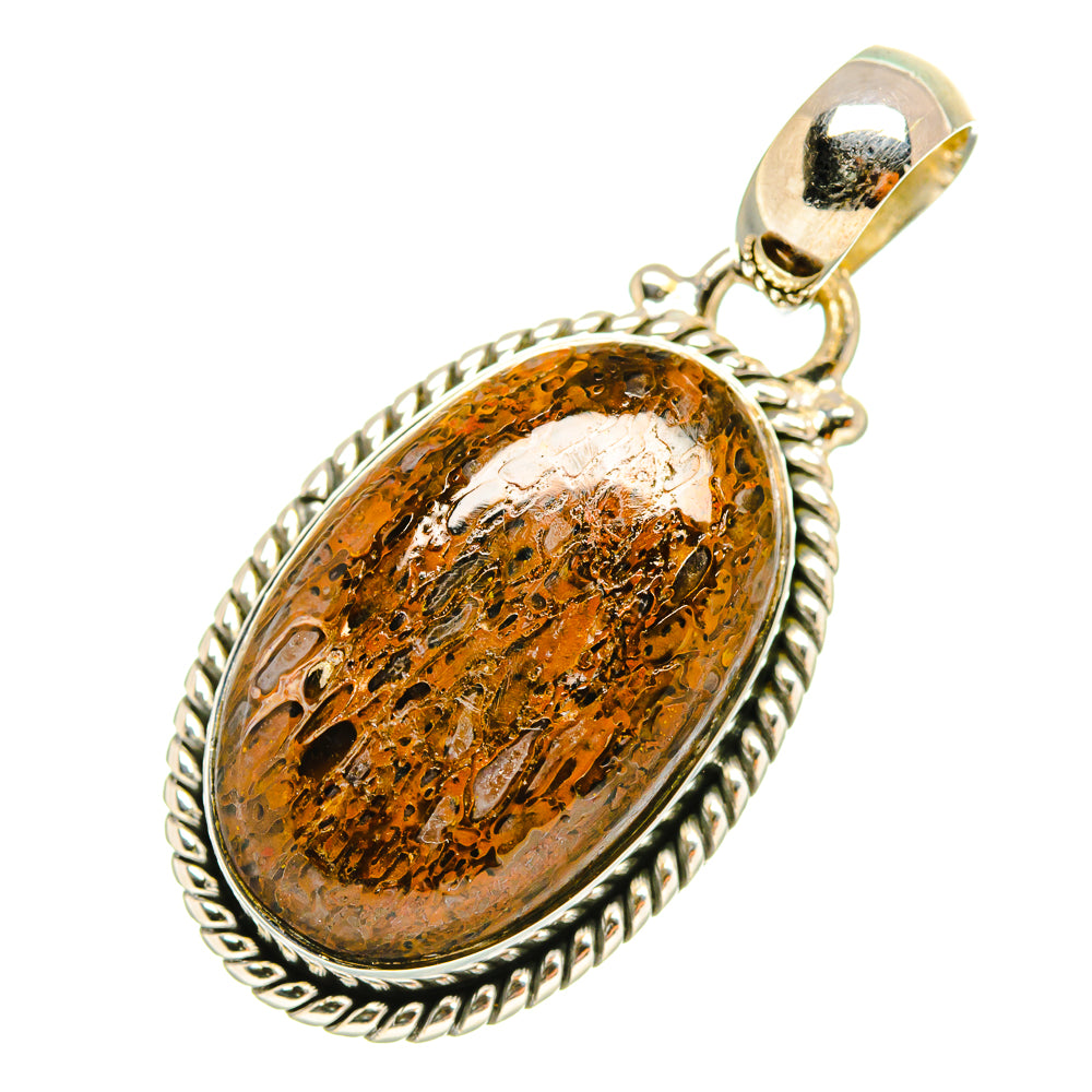 Dinosaur Bone Pendants handcrafted by Anasilvercos - PD6861