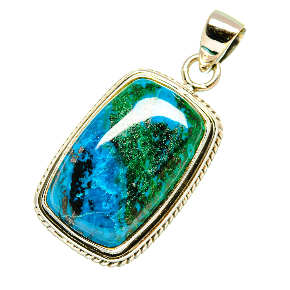 Chrysocolla Pendants handcrafted by Anasilvercos - PD6867