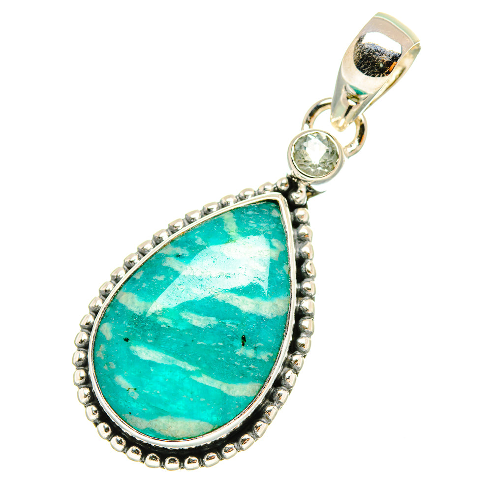 Amazonite Pendants handcrafted by Anasilvercos - PD6870