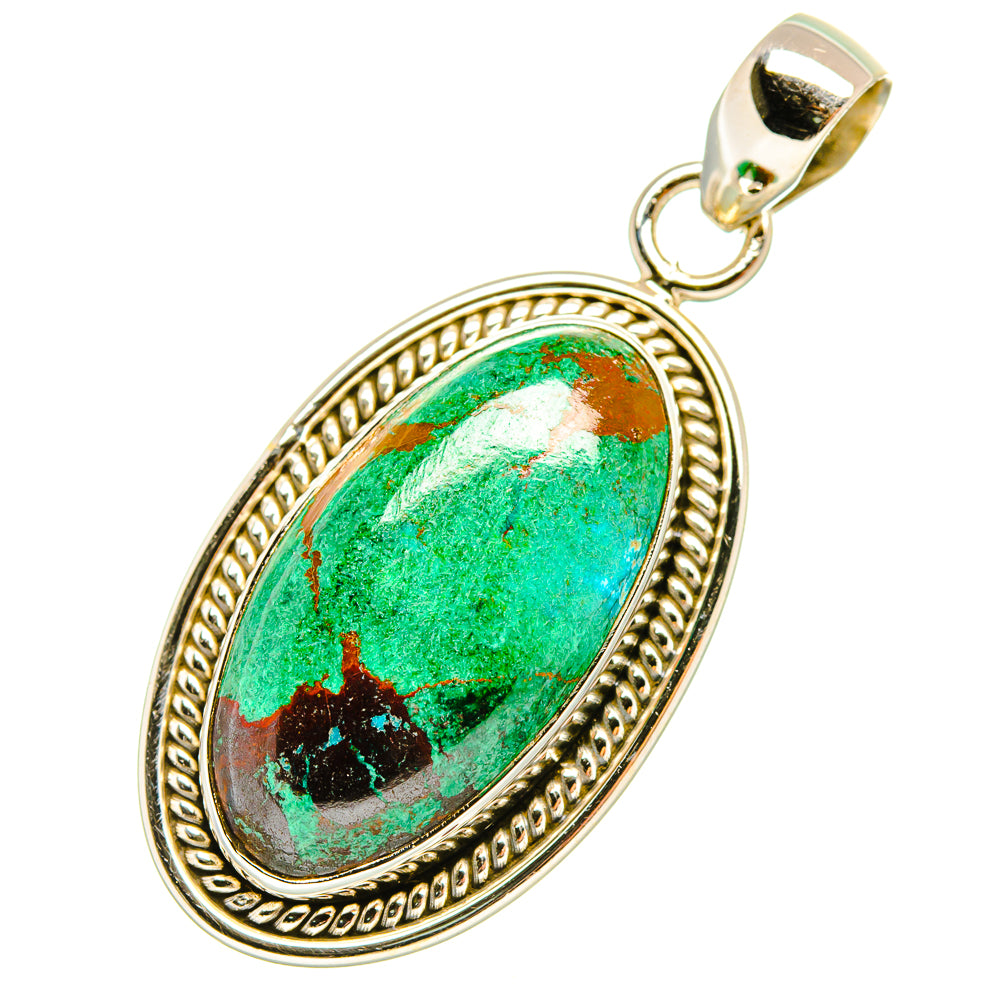 Chrysocolla Pendants handcrafted by Anasilvercos - PD6877