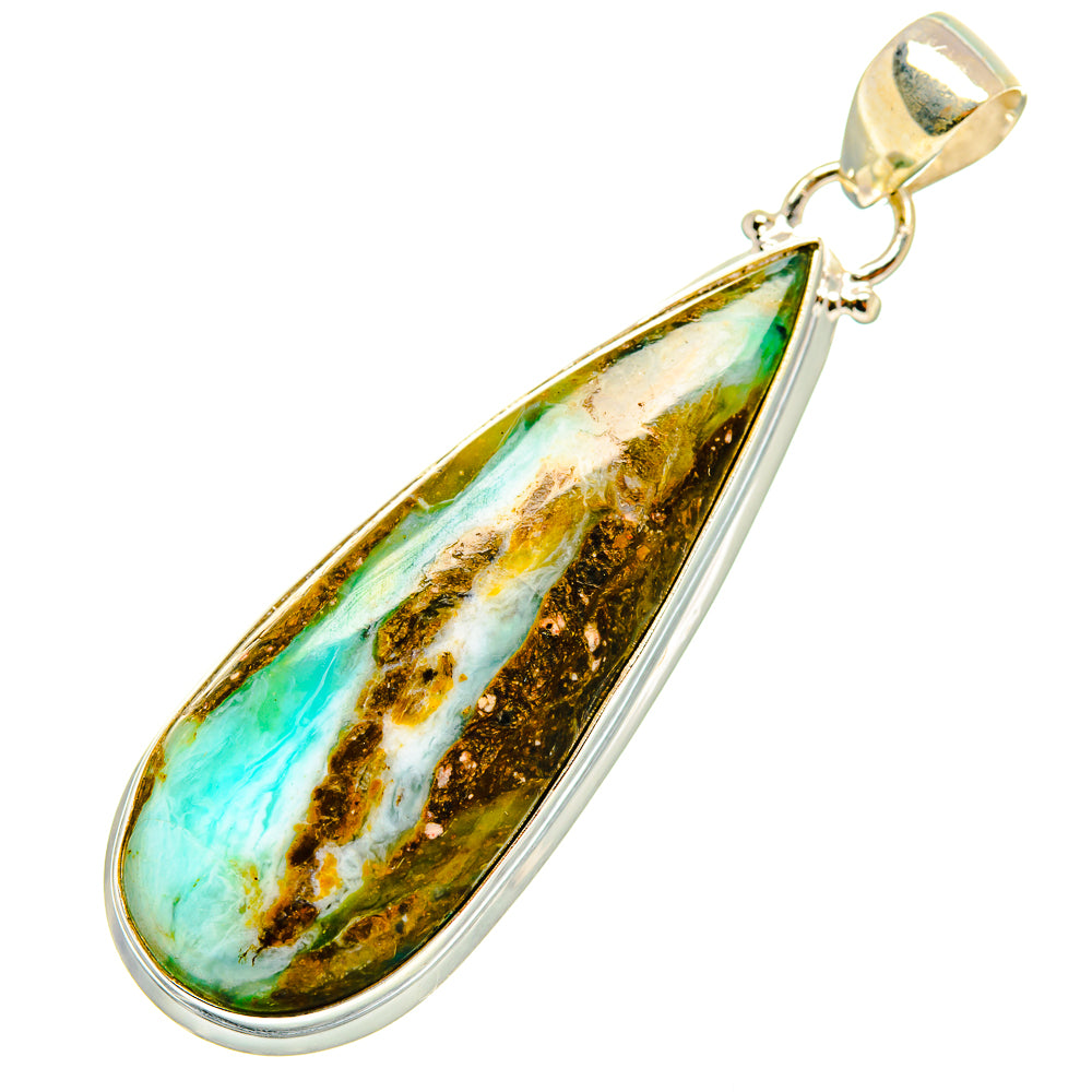 Peruvian Opal Pendants handcrafted by Anasilvercos - PD6896