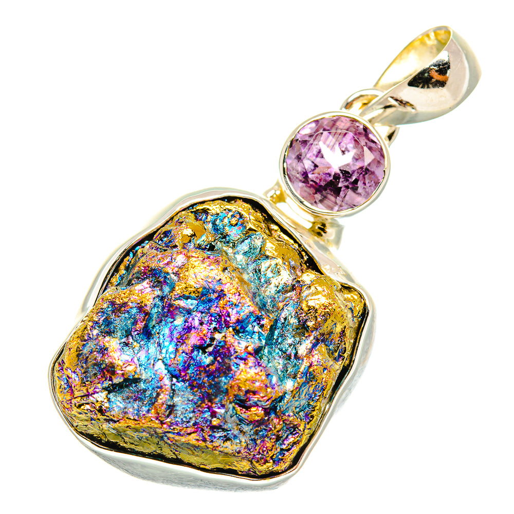 Titanium Druzy, Amethyst Pendants handcrafted by Anasilvercos - PD6916