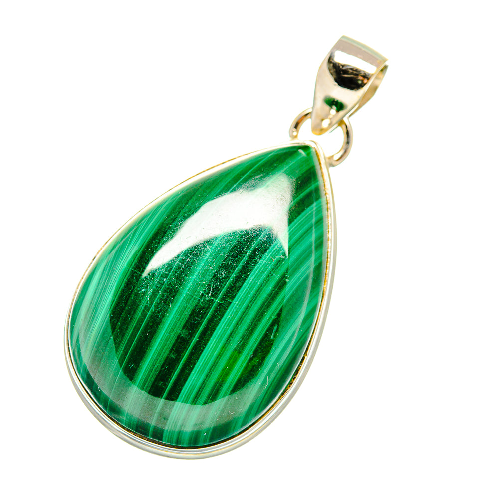 Malachite Pendants handcrafted by Anasilvercos - PD6944