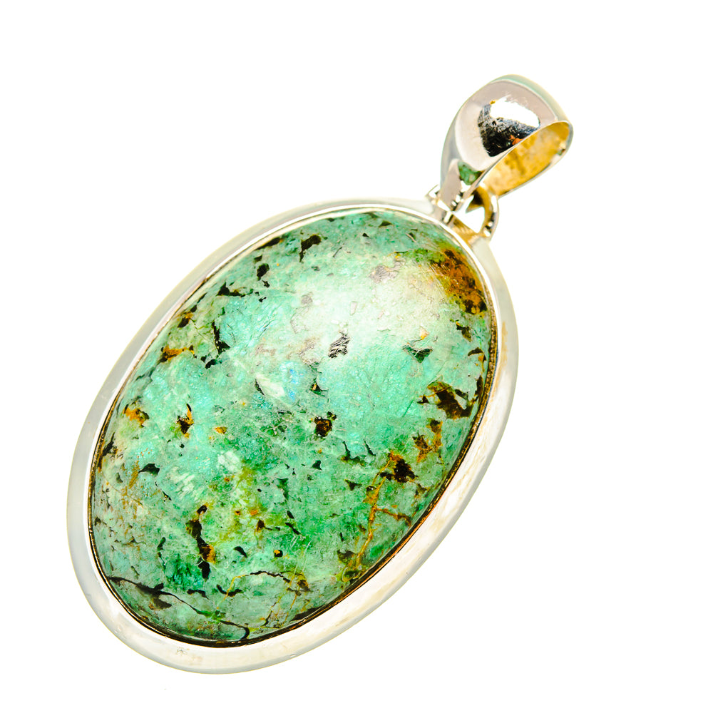 Tibetan Turquoise Pendants handcrafted by Anasilvercos - PD6950