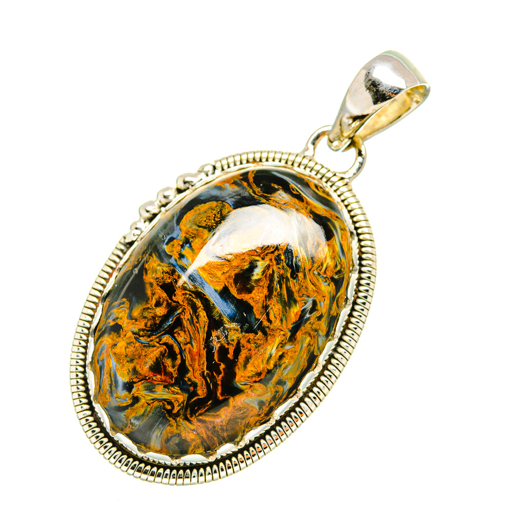 Golden Pietersite Pendants handcrafted by Anasilvercos - PD6952