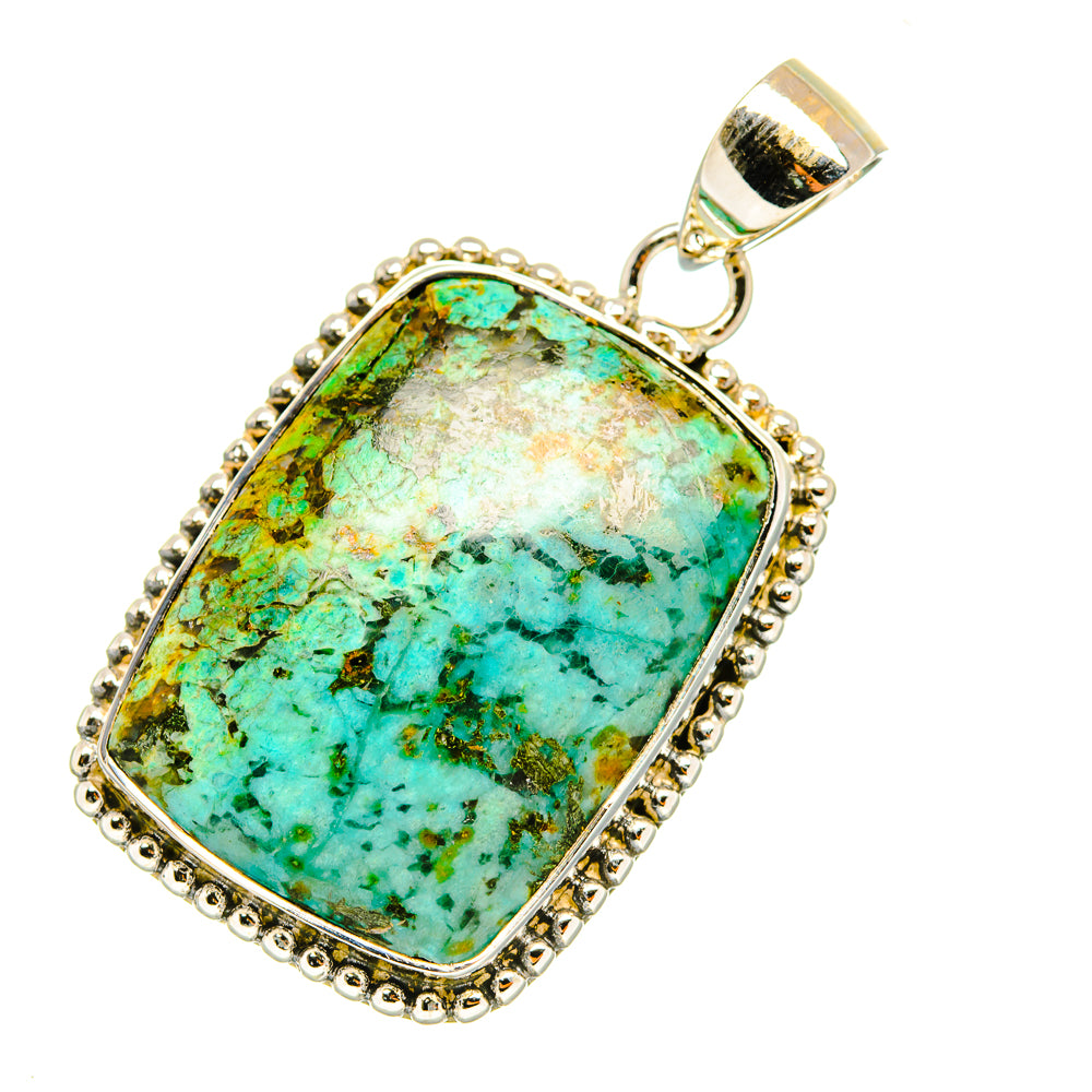 Arizona Turquoise Pendants handcrafted by Anasilvercos - PD6971