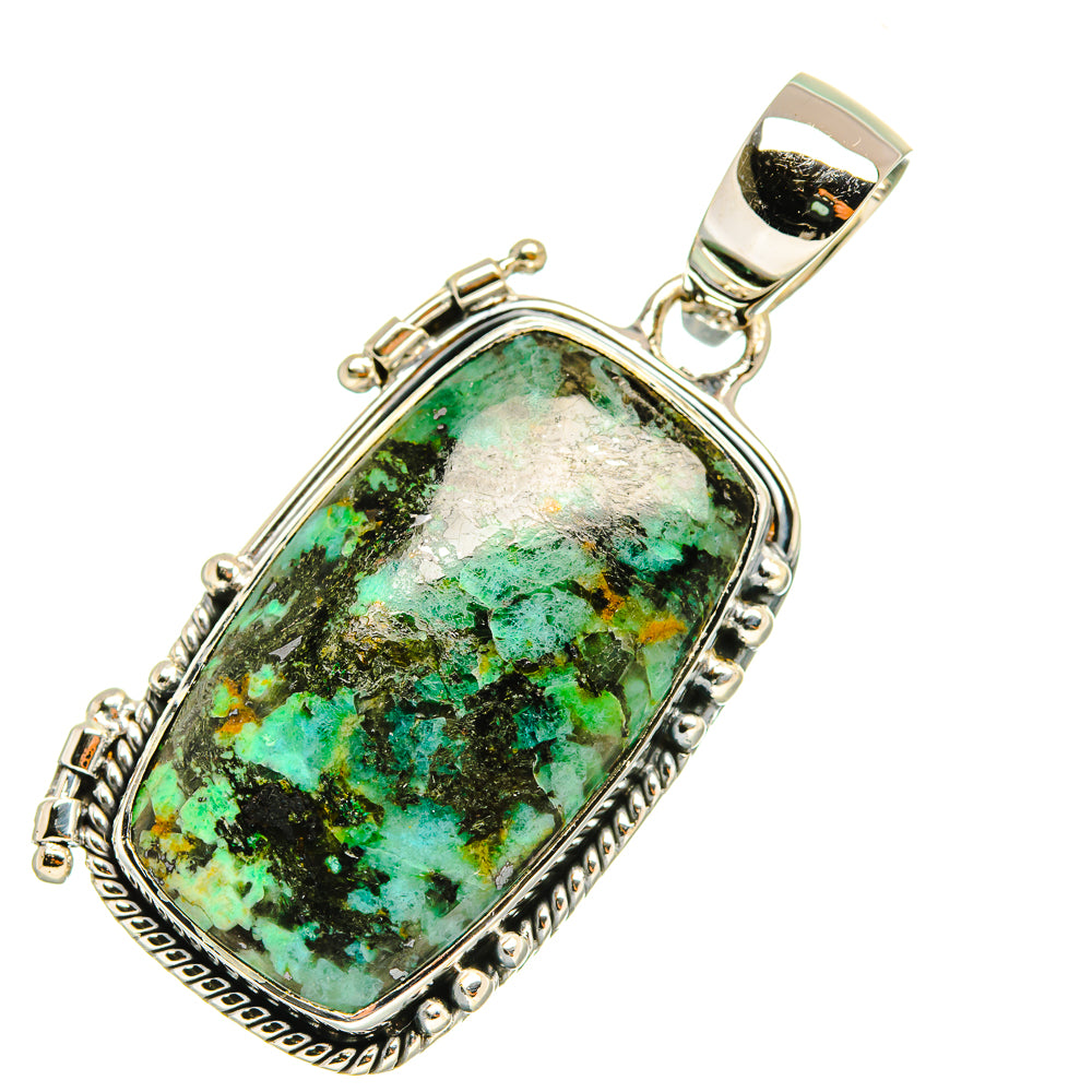 Tibetan Turquoise Pendants handcrafted by Anasilvercos - PD6995