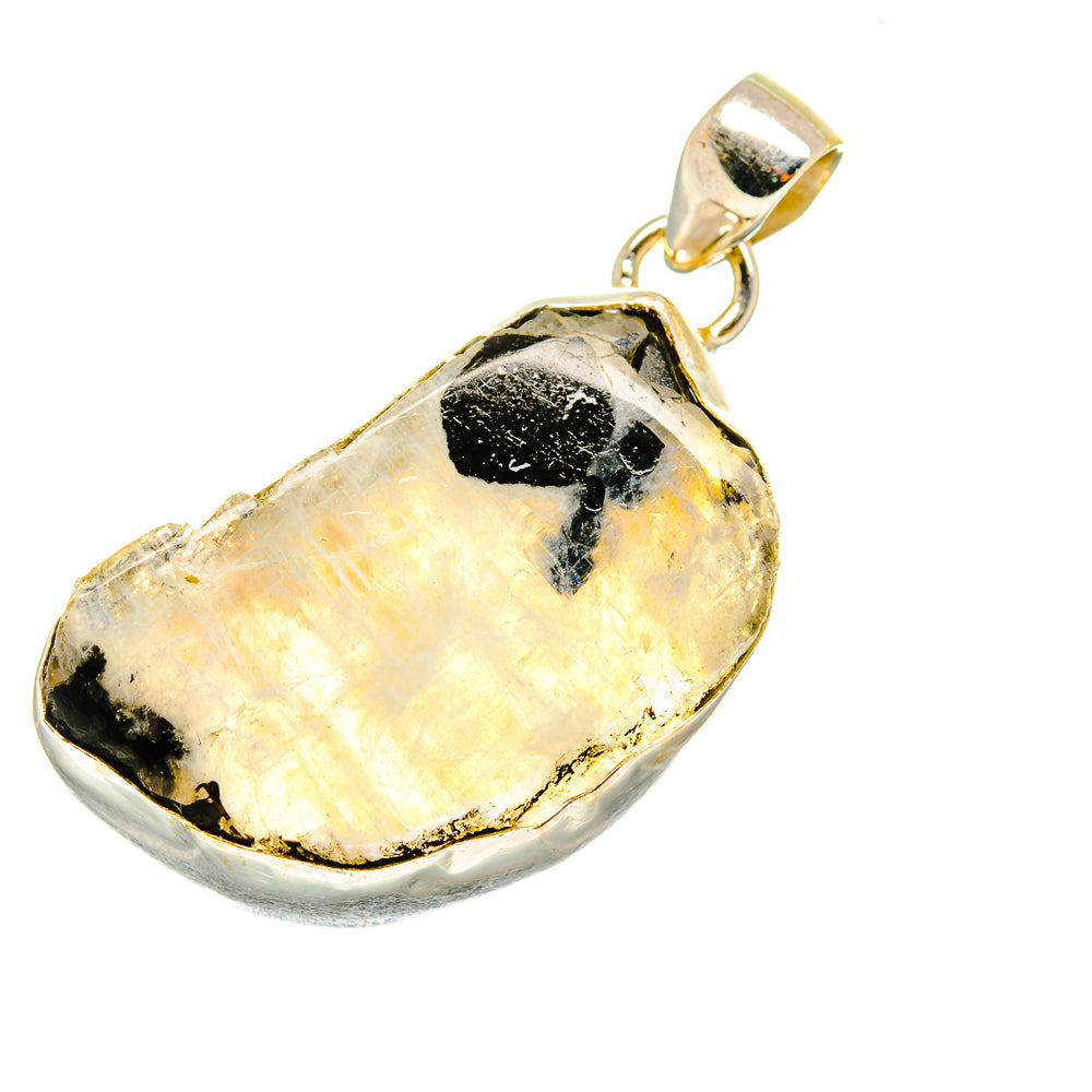 Rainbow Moonstone Pendants handcrafted by Anasilvercos - PD7002 - Photo 2