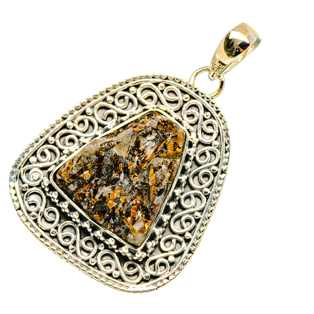Astrophyllite Pendants handcrafted by Anasilvercos - PD7010