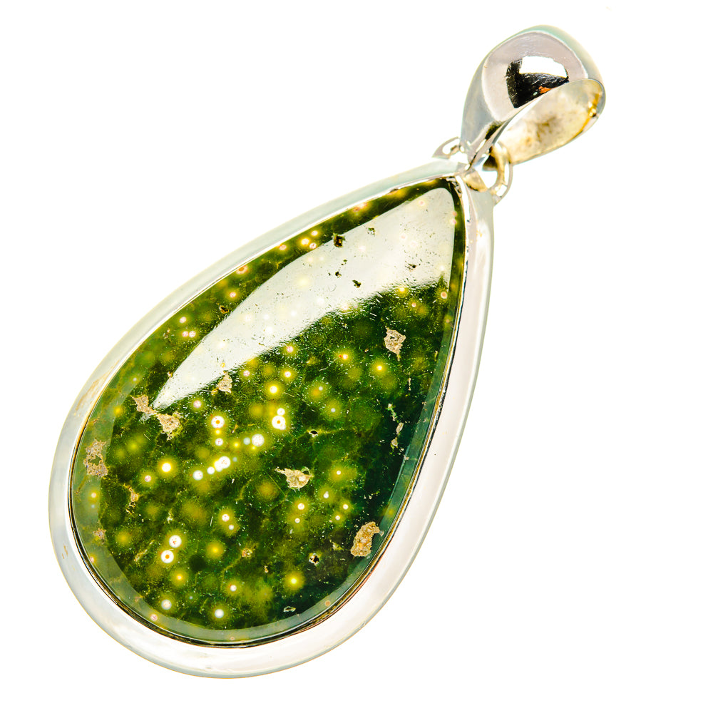 Ocean Jasper Pendants handcrafted by Anasilvercos - PD7012