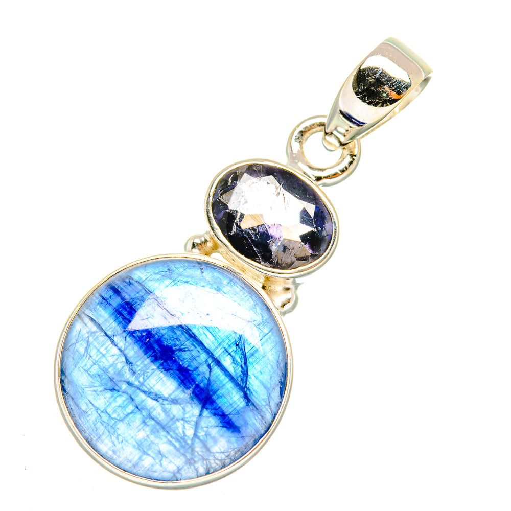 Kyanite, Tanzanite Pendants handcrafted by Anasilvercos - PD7021