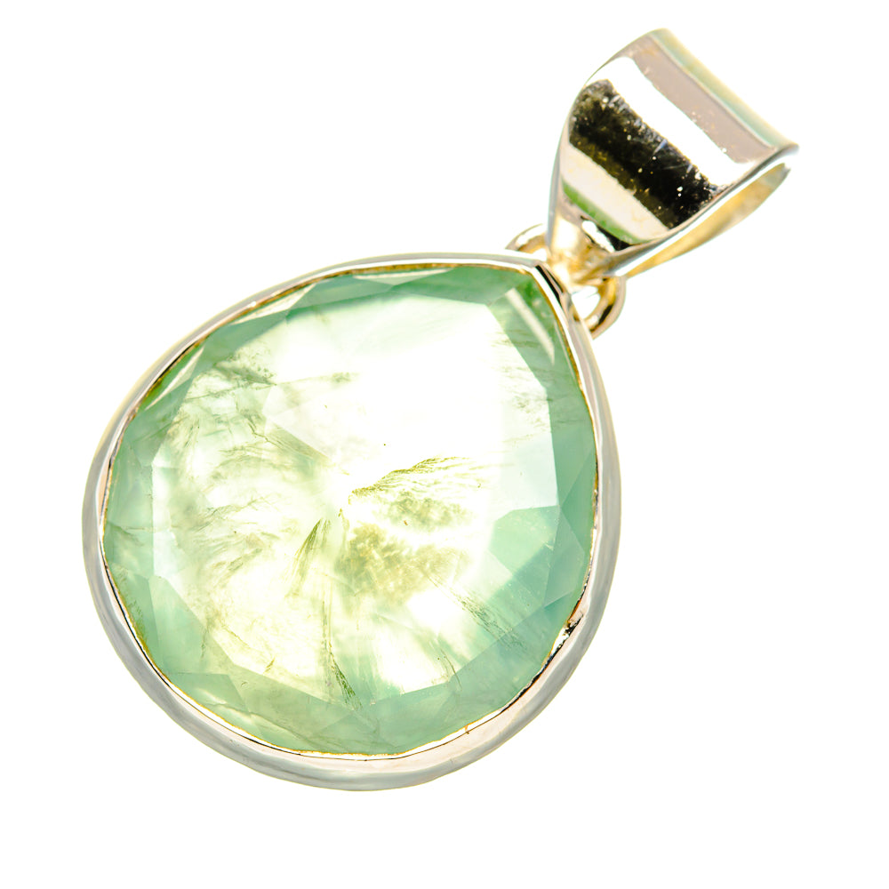 Prehnite Pendants handcrafted by Anasilvercos - PD7024