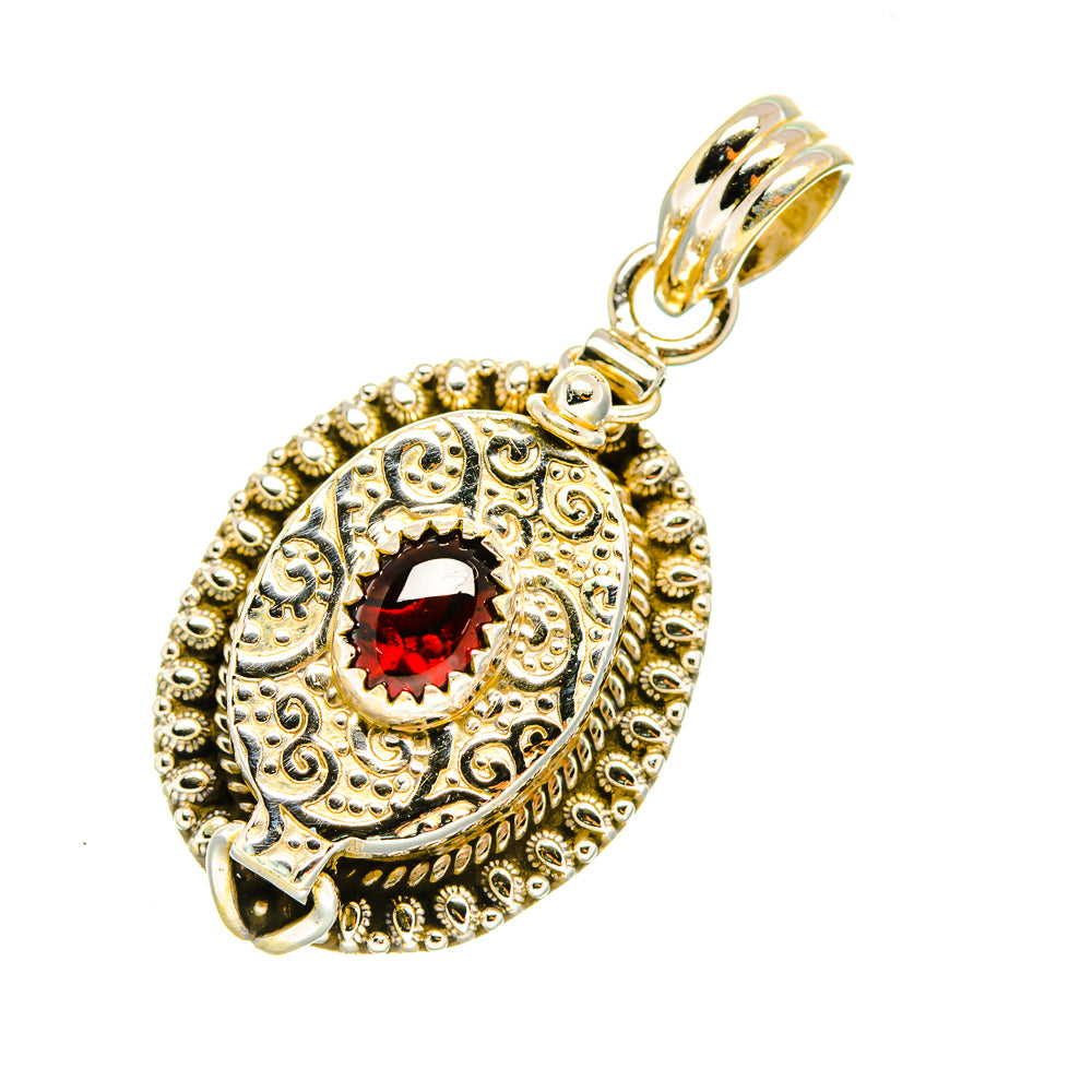 Garnet Pendants handcrafted by Anasilvercos - PD7027