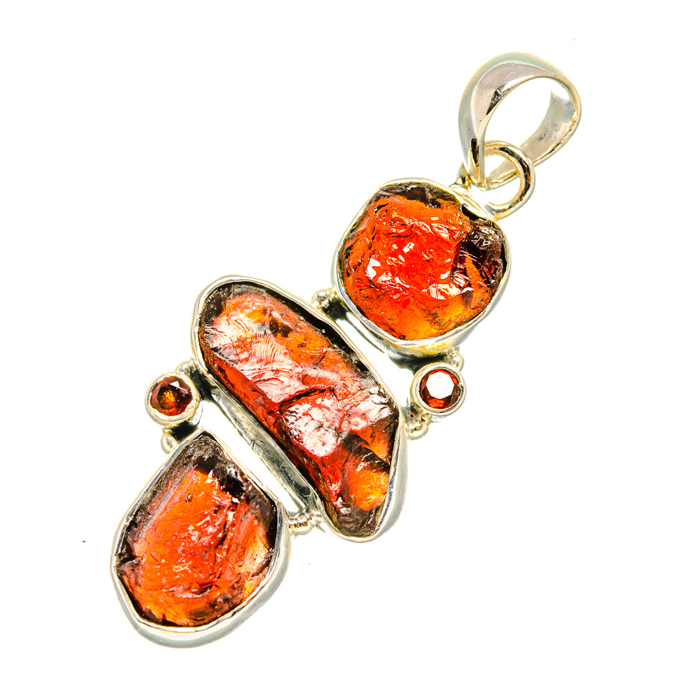 Garnet Pendants handcrafted by Anasilvercos - PD7036