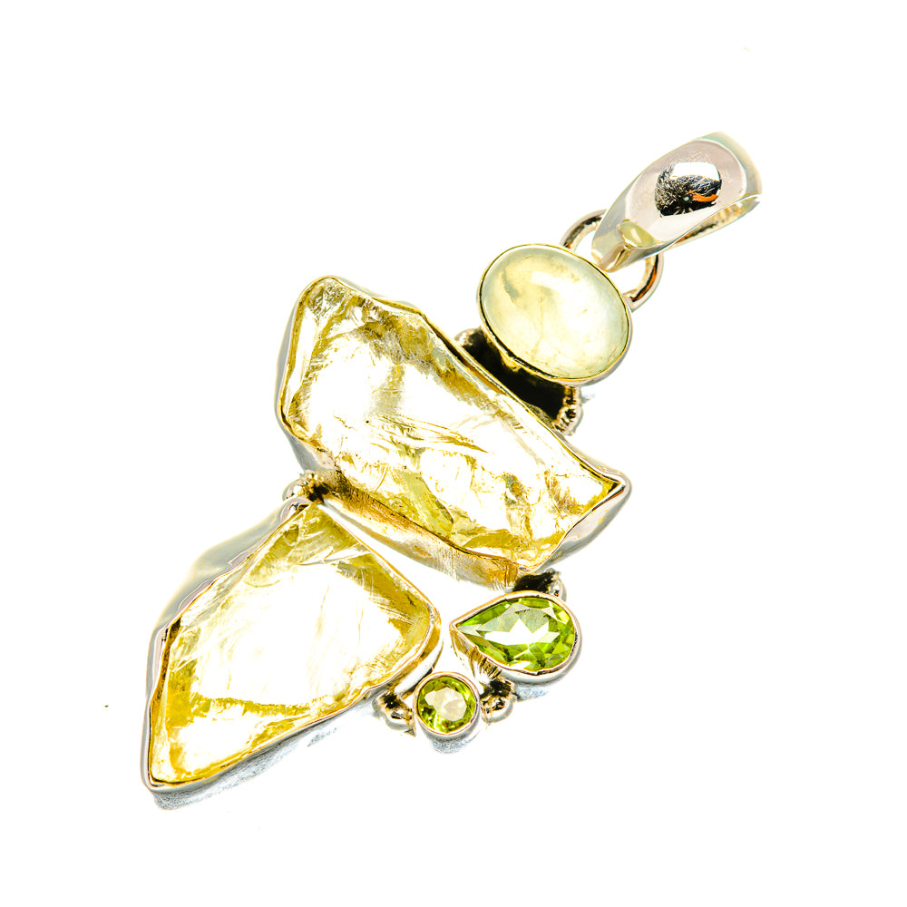 Citrine Pendants handcrafted by Anasilvercos - PD7040