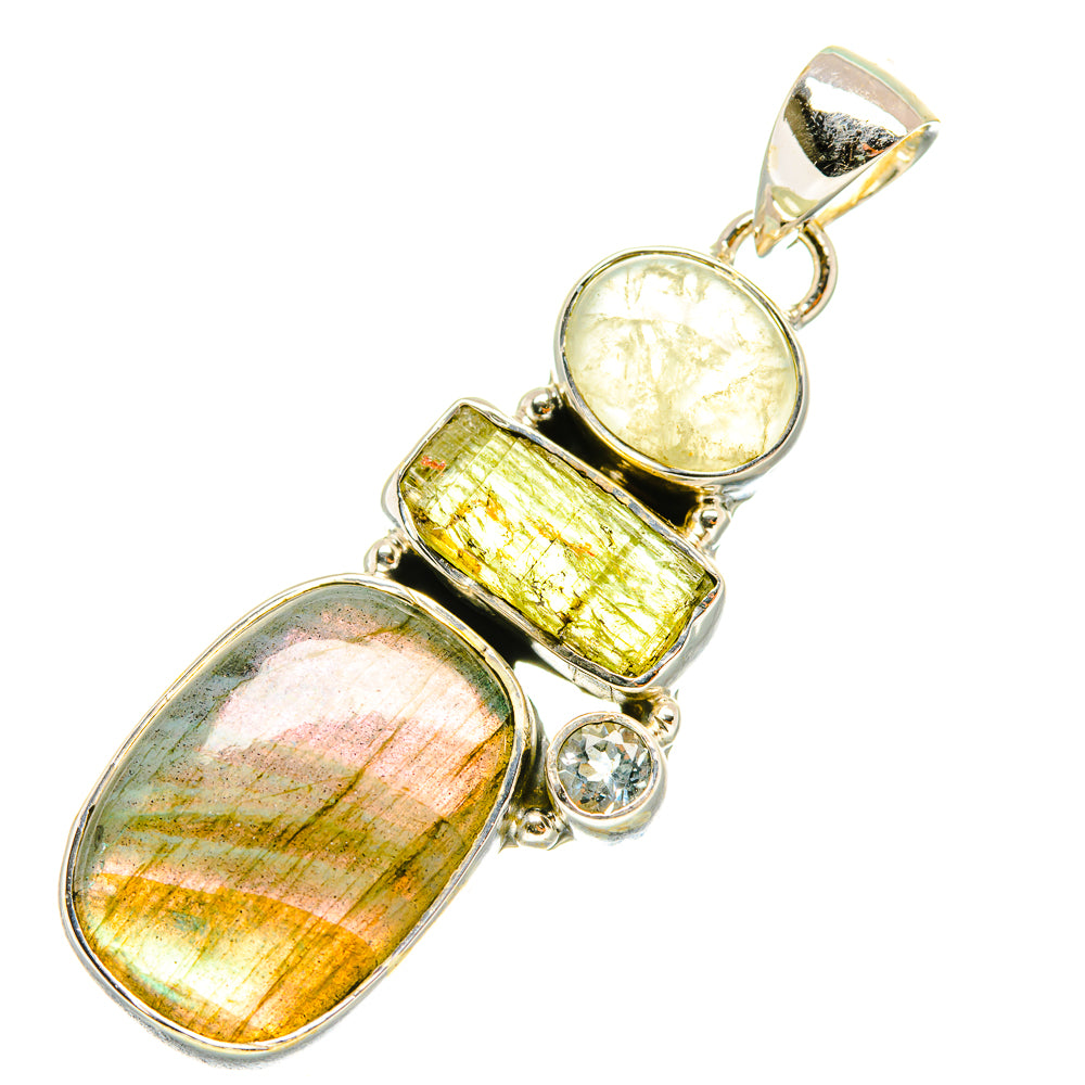 Labradorite Pendants handcrafted by Anasilvercos - PD7044