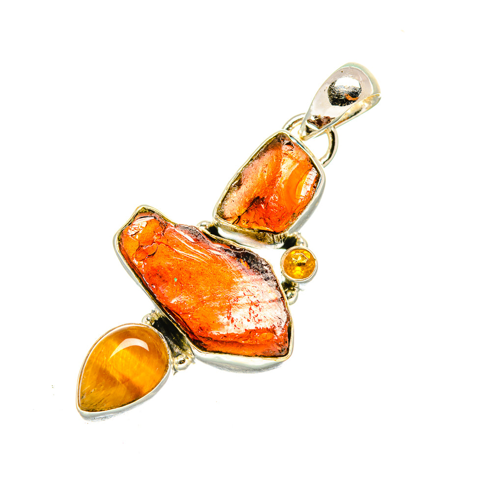Garnet Pendants handcrafted by Anasilvercos - PD7049