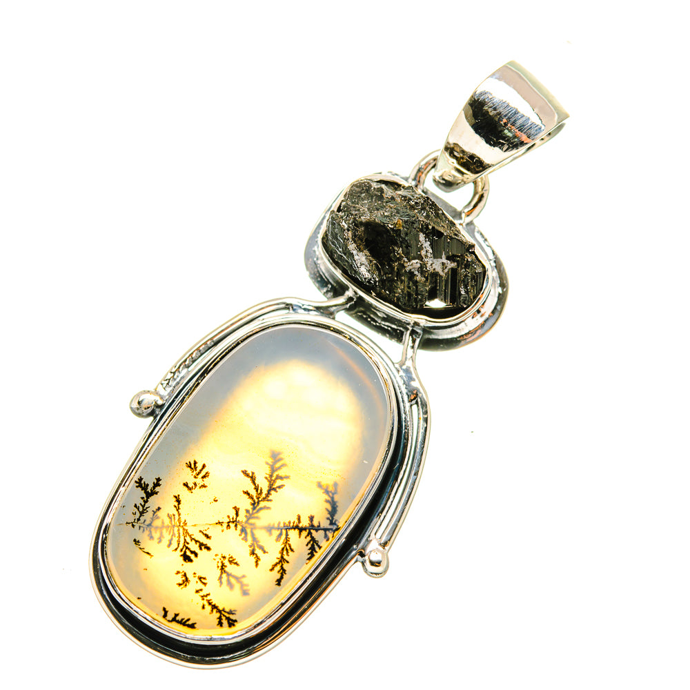 Dendritic Opal Pendants handcrafted by Anasilvercos - PD7052