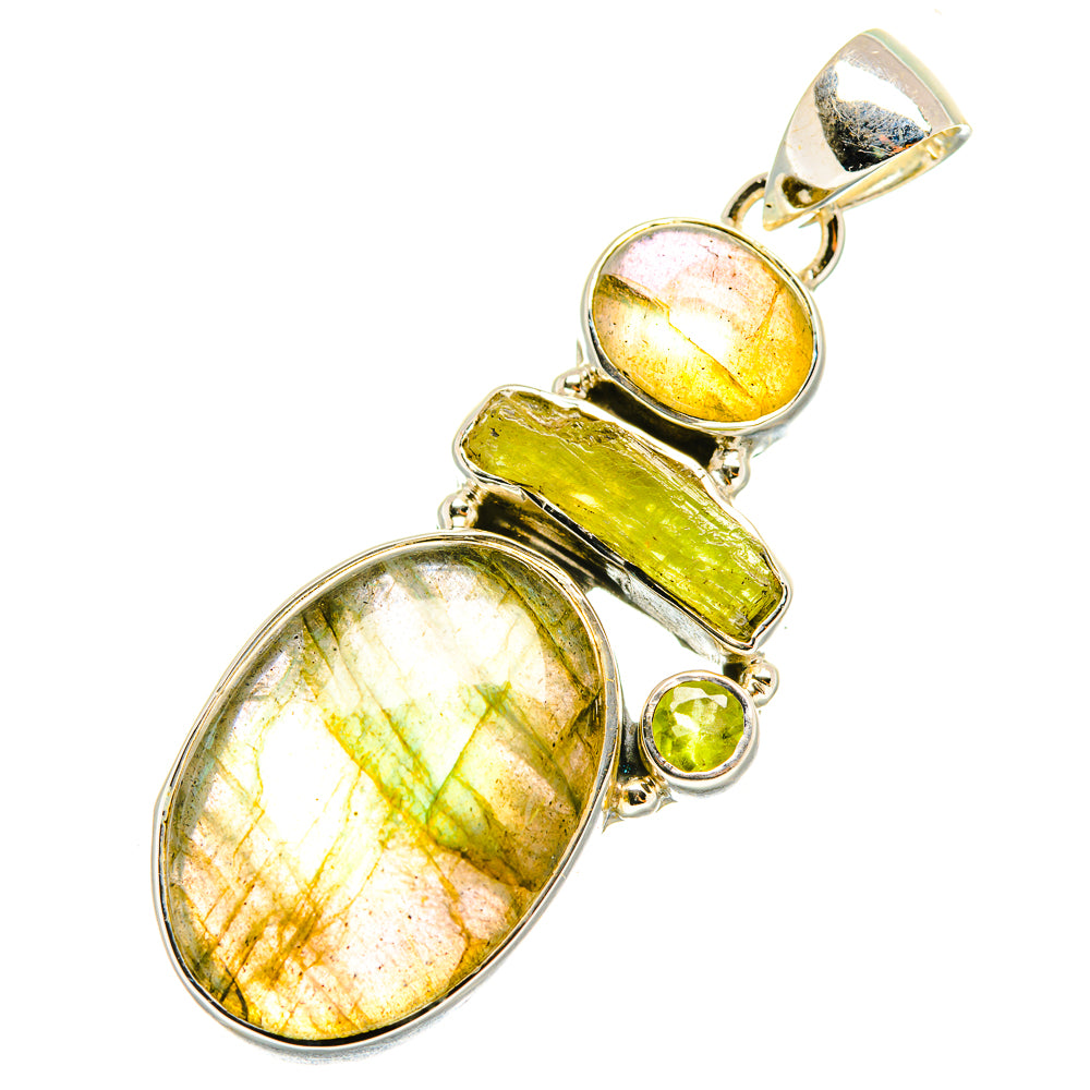 Labradorite Pendants handcrafted by Anasilvercos - PD7055