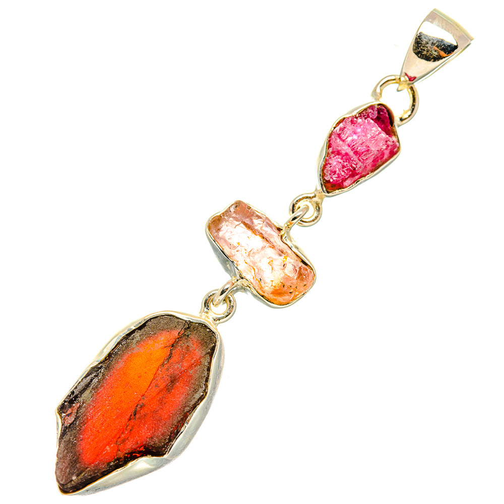 Garnet Pendants handcrafted by Anasilvercos - PD7079