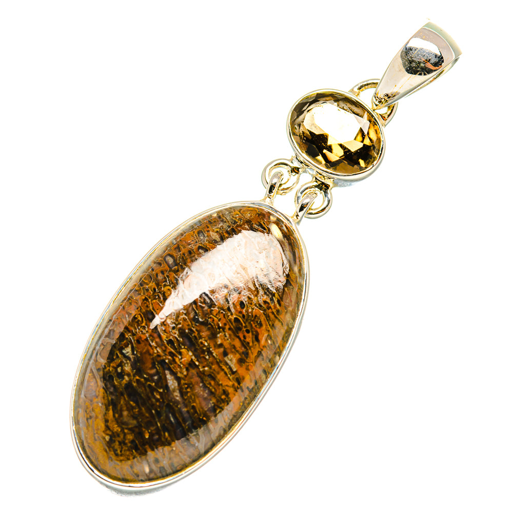 Dinosaur Bone Pendants handcrafted by Anasilvercos - PD7094