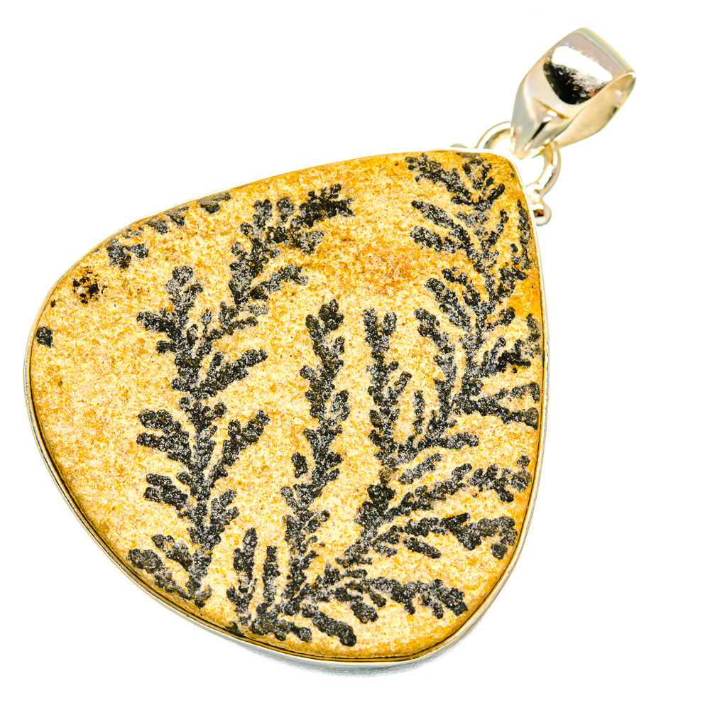 Germany Psilomelane Dendrite Pendants handcrafted by Anasilvercos - PD7096