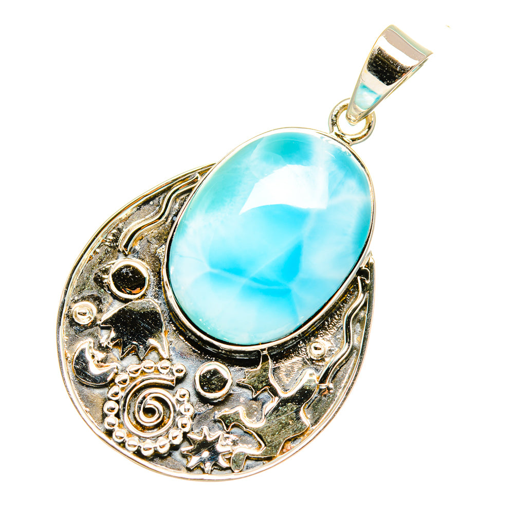 Larimar Pendants handcrafted by Anasilvercos - PD7101