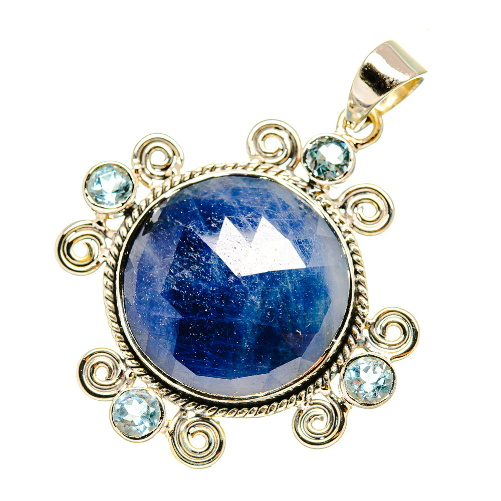 Sapphire Pendants handcrafted by Anasilvercos - PD7104