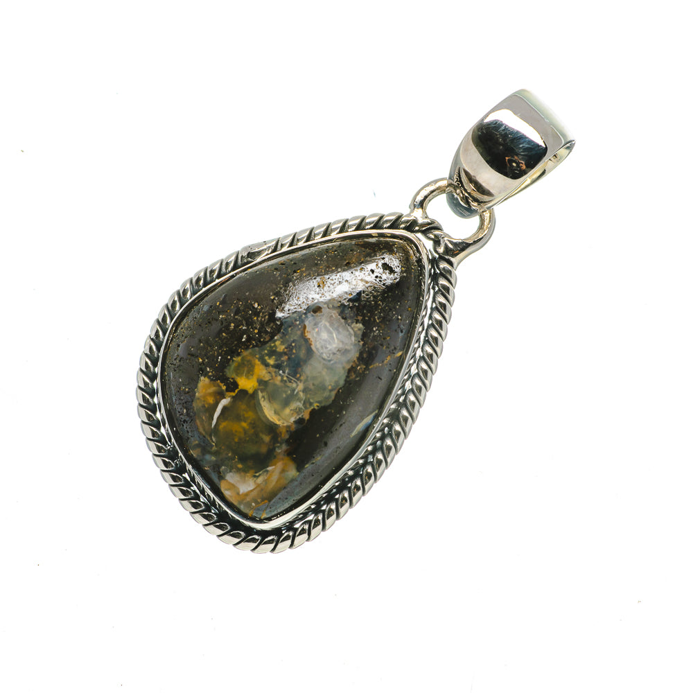 Boulder Opal Pendants handcrafted by Anasilvercos - PD710748