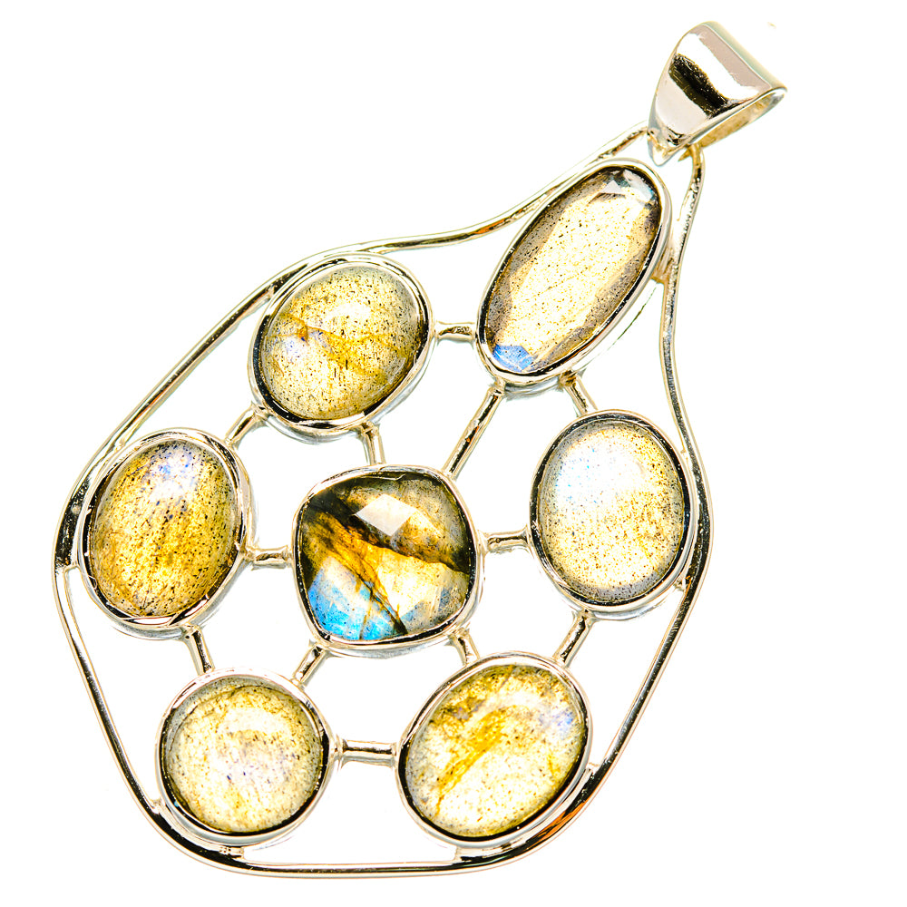 Labradorite Pendants handcrafted by Anasilvercos - PD7108