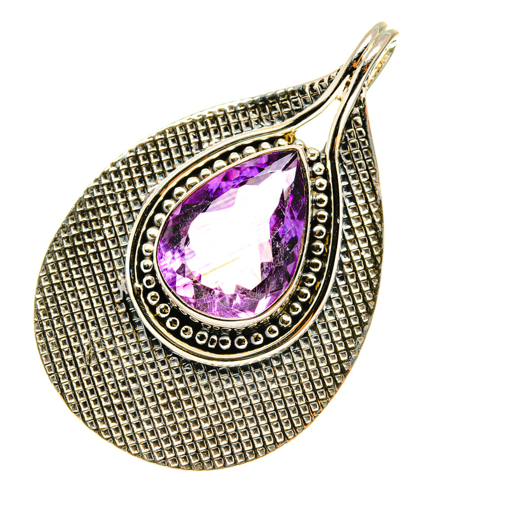 Amethyst Pendants handcrafted by Anasilvercos - PD7124