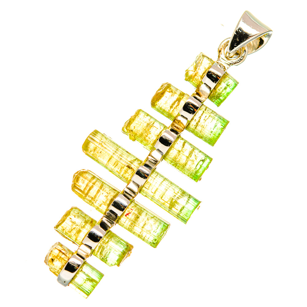 Green Fluorite Pendants handcrafted by Anasilvercos - PD7137