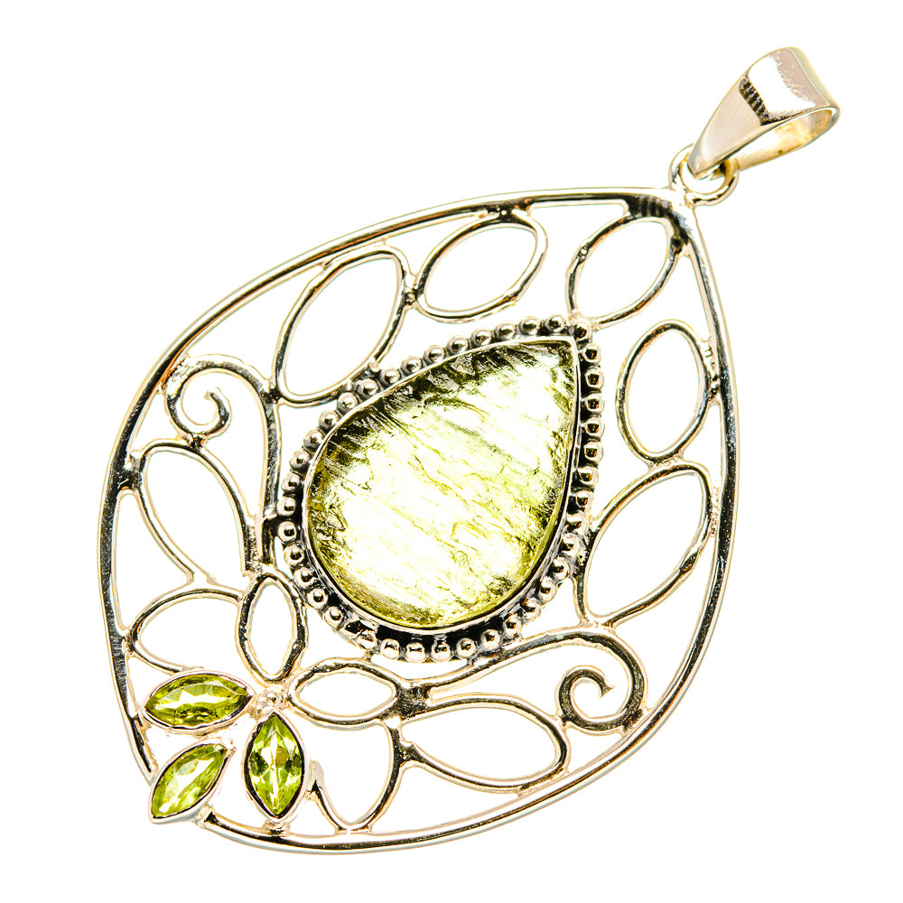Czech Moldavite Pendants handcrafted by Anasilvercos - PD7143
