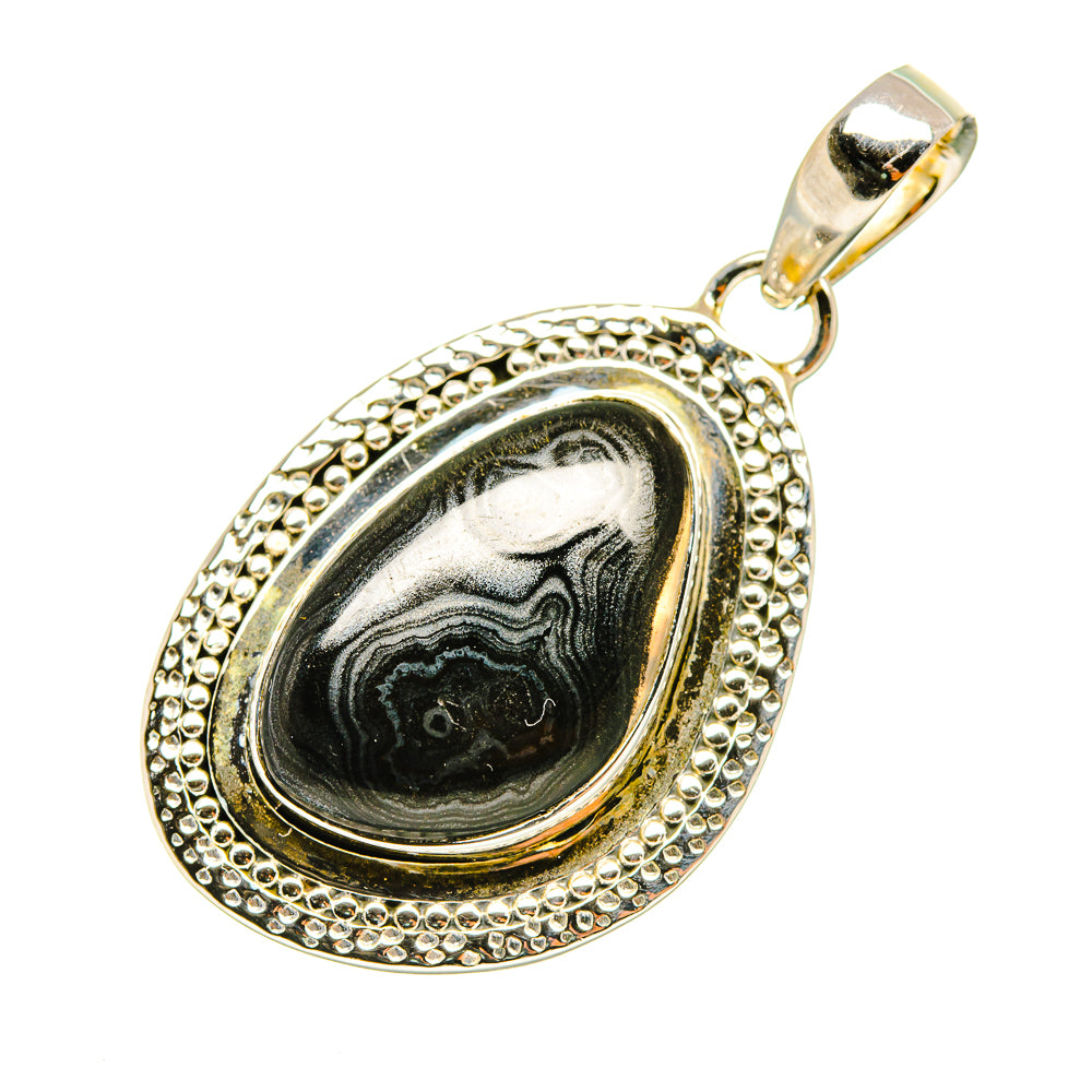 Psilomelane Pendants handcrafted by Anasilvercos - PD7149