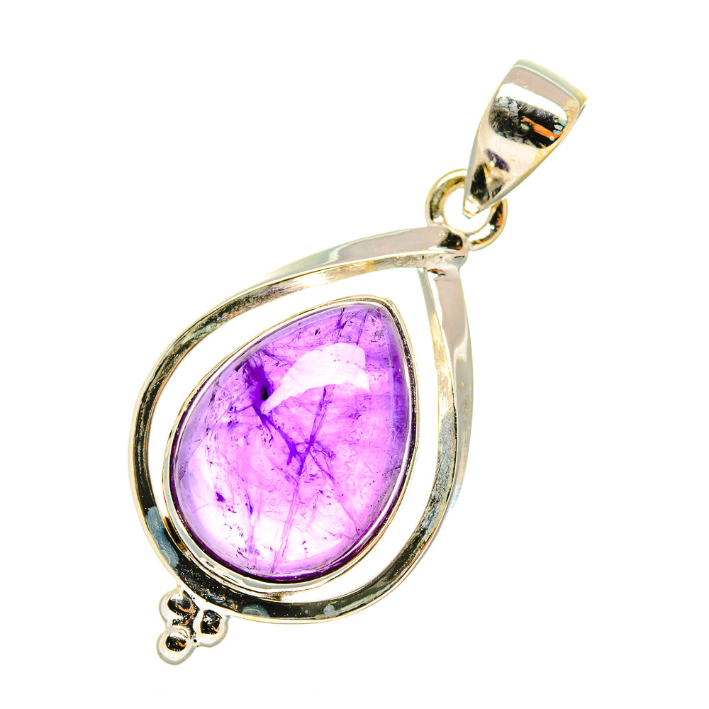 Amethyst Pendants handcrafted by Anasilvercos - PD7156