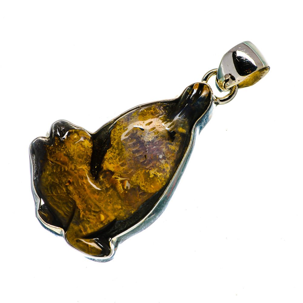 Boulder Opal Pendants handcrafted by Anasilvercos - PD715634