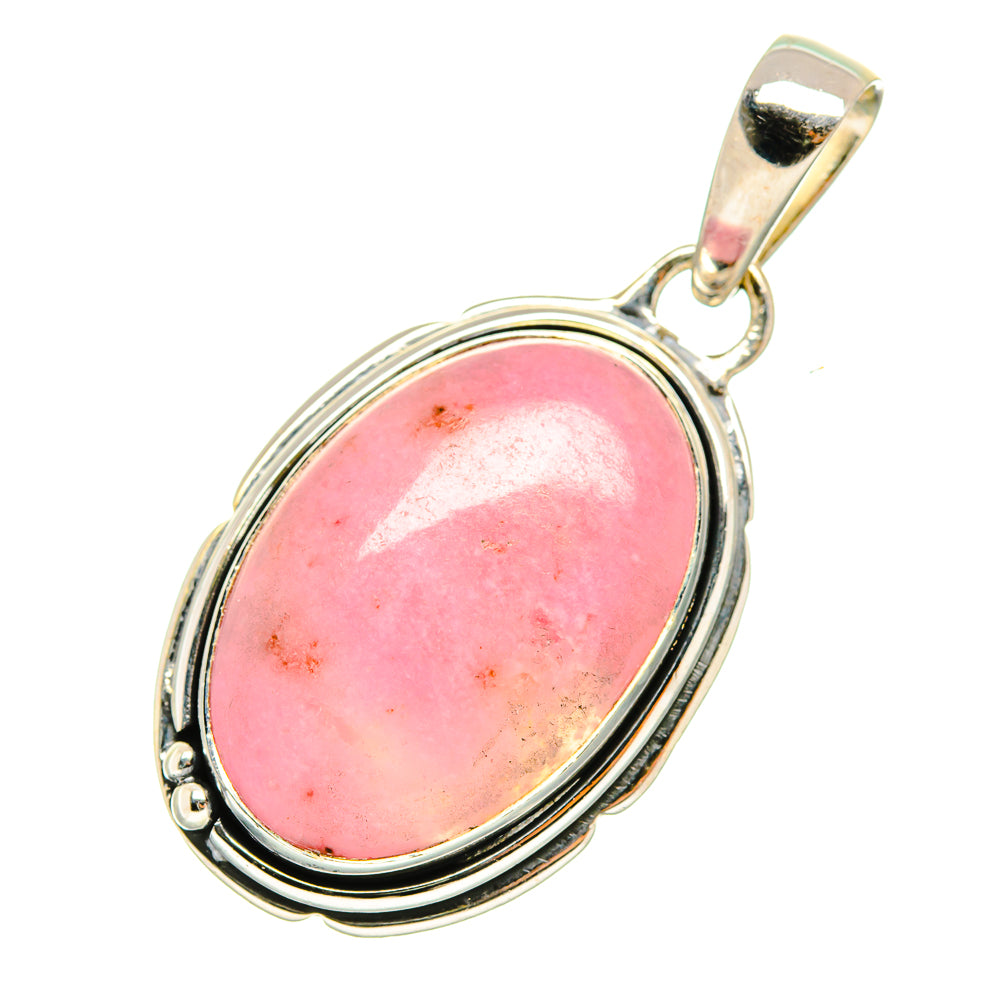 Pink Opal Pendants handcrafted by Anasilvercos - PD7158