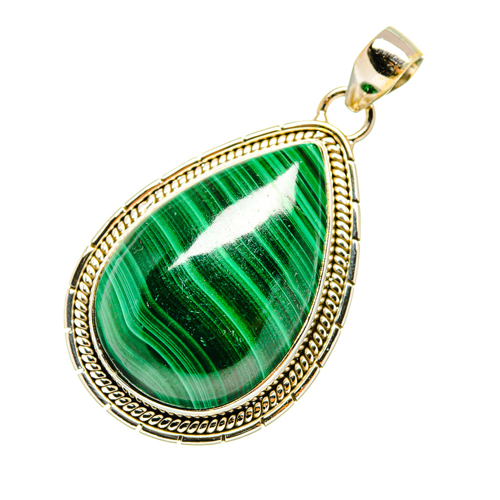 Malachite Pendants handcrafted by Anasilvercos - PD7163