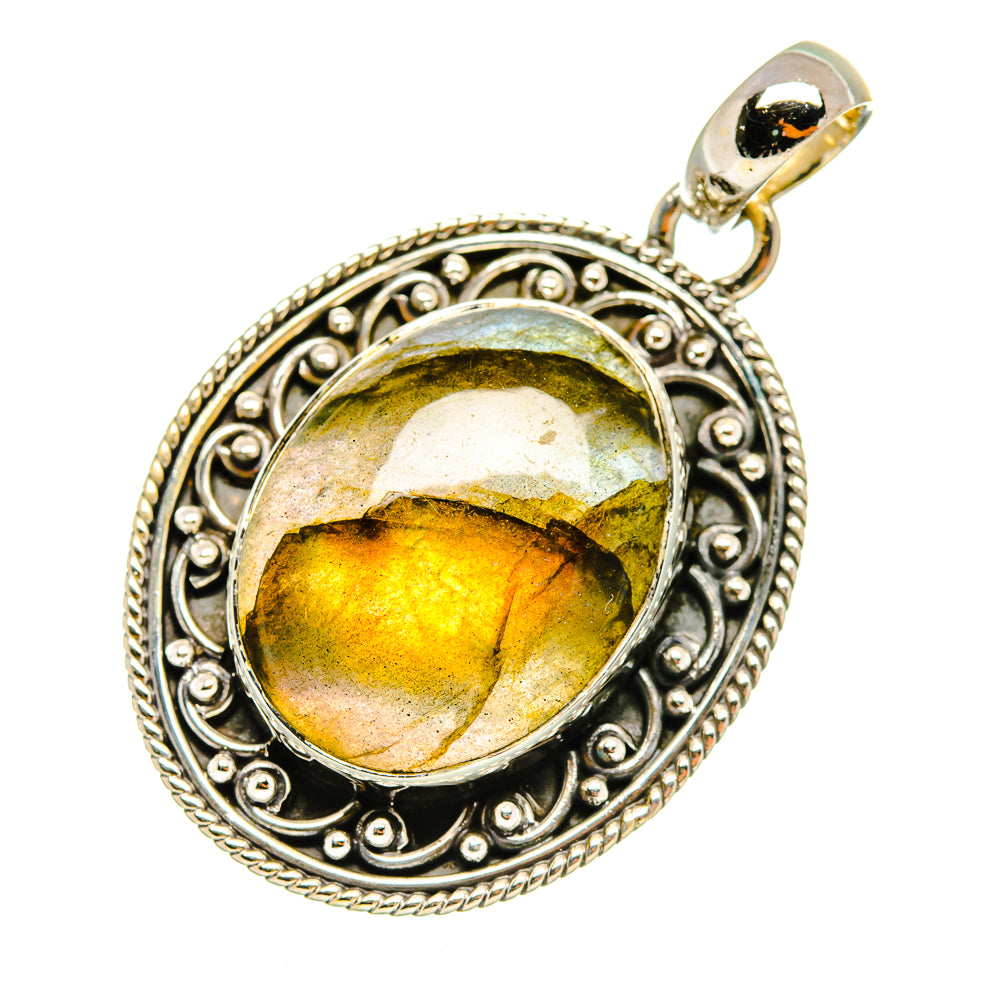 Labradorite Pendants handcrafted by Anasilvercos - PD7165