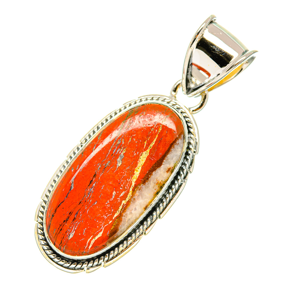 Red Jasper Pendants handcrafted by Anasilvercos - PD7183