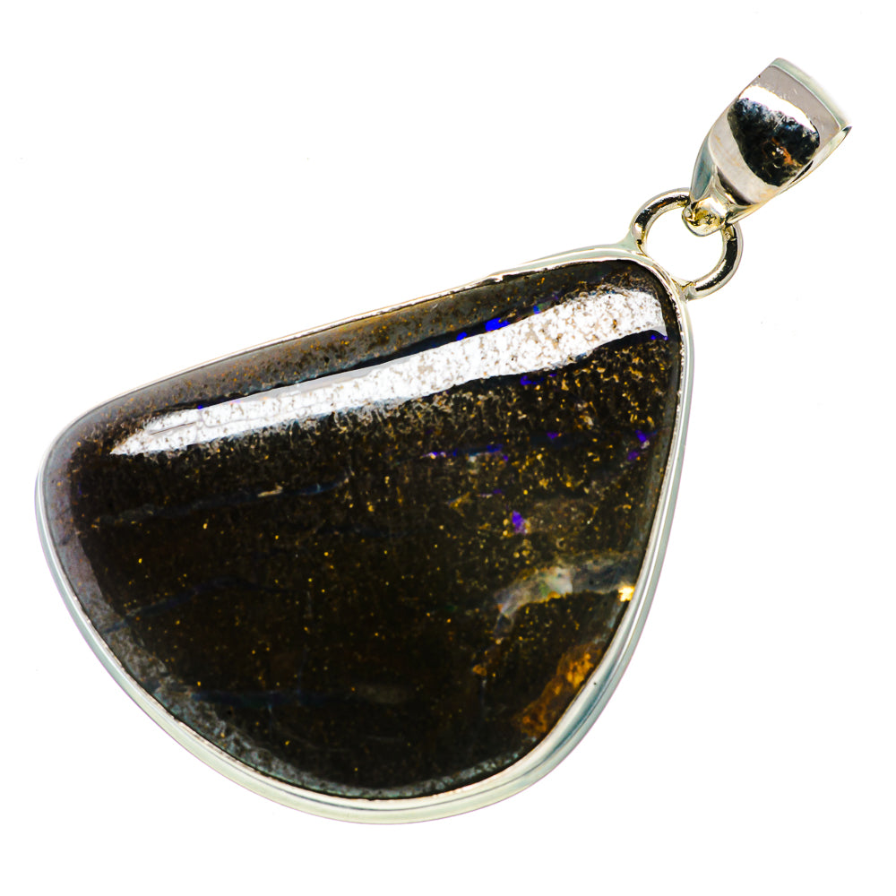 Boulder Opal Pendants handcrafted by Anasilvercos - PD719559