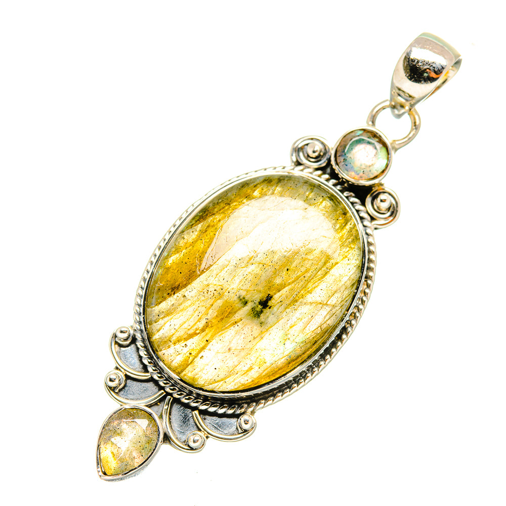 Labradorite Pendants handcrafted by Anasilvercos - PD7197