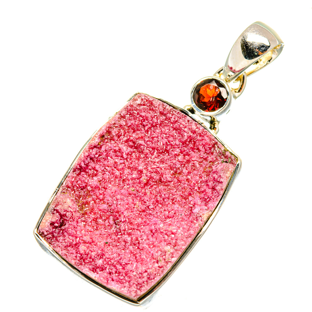 Cobalto Calcite Druzy Pendants handcrafted by Anasilvercos - PD7200