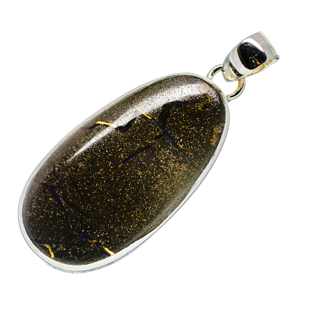 Boulder Opal Pendants handcrafted by Anasilvercos - PD720008
